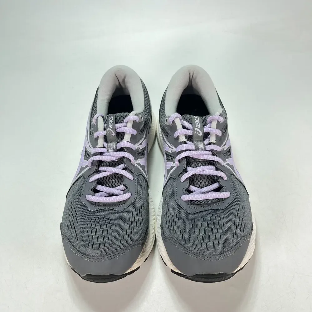 ASICS Gel-Contend 7 Gray Purple Running Shoes Sneakers 1012A911 Women's Size 10